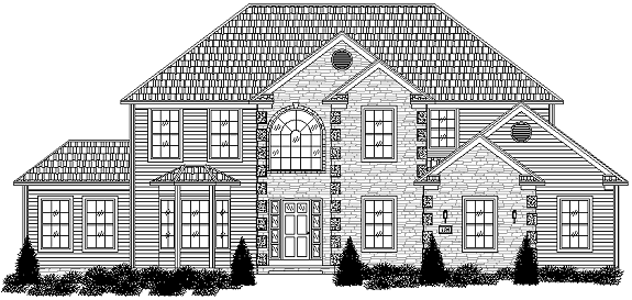 Study/den off of foyer with French doors. 1st floor utility. Vaulted master bedroom. Master bath with corner garden tub and two walk-in closets. 2 story foyer. Sunk-in family room with 2 story/vaulted ceiling. Large window over fireplace. Loft overlooks family room. Large kitchen/dinette area. Formal living and dining rooms. Tray ceiling in dining room. Front porch. Side entry 2-car garage.